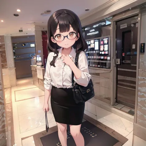 best quality, ultra-detailed, illustration,
heyapanel, lovehotel, scenery, japan, tiles, tile floor,
1girl, solo, glasses, brown eyes, black hair, long hair, blush, looking at viewer, standing,
coworking style, smart-casual attire, blouses, pencil skirt, loafers, relaxed blazers, midi dresses, bag
<lora:LoveHotel_RoomPanel_SD15_V4:1>