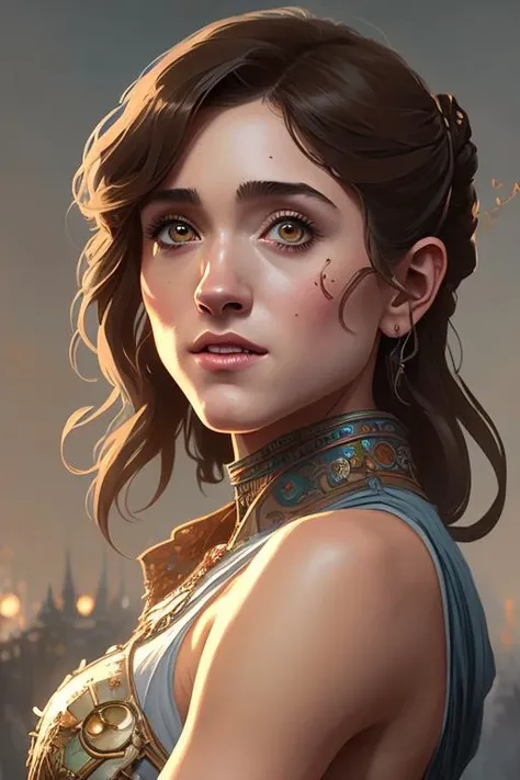 ultra realistic photo portrait of nataliadyer cosmic energy, colorful, painting burst, beautiful symmetrical face, nonchalant kind look, realistic round eyes, tone mapped, intricate, elegant, highly detailed, digital painting, artstation, concept art, smooth, sharp focus, illustration, dreamy magical atmosphere, art by artgerm and greg rutkowski and alphonse mucha, 4k, 8k