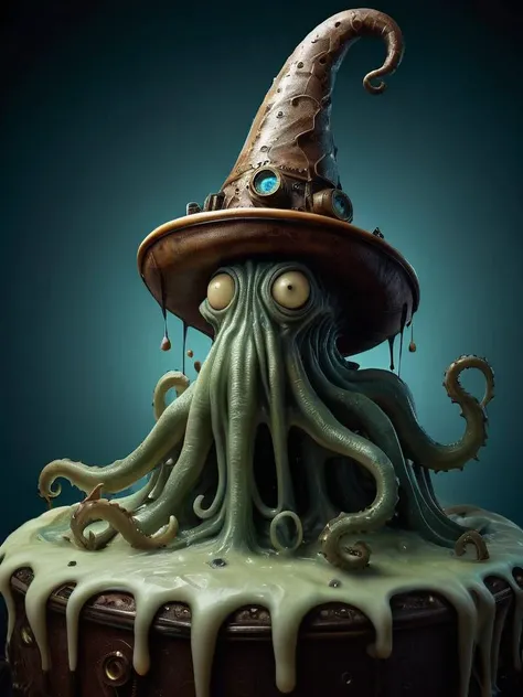 award winning photograph of a CheeseOnTopStyle lovecraftian horror with incomprehensible form in wonderland, magical, whimsical, fantasy art concept, steampunk, intricate details, best quality, masterpiece, ultra sharp, hyper realistic, realism <lora:CheeseOnTopStyleXL:0.9>