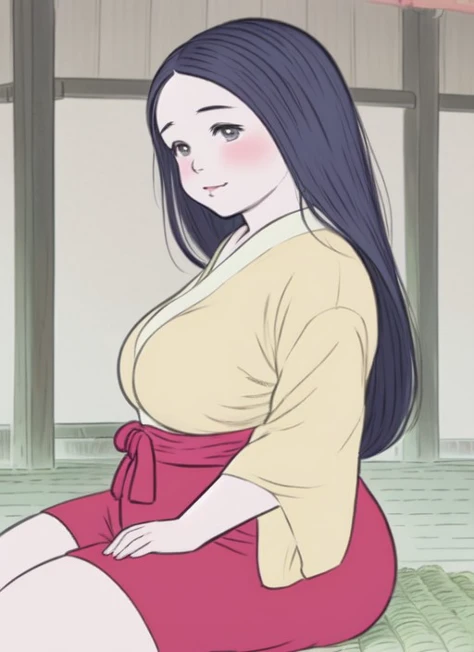 Curvy Woman, 

 <lora:kaguya:1> kaguya