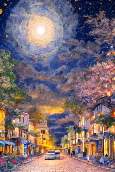 paint (strokes)+, atmosphere, intricate, clouds, aspect ratio 1:1, raytracing, Bokeh, smooth, (colorful), (detailed complex busy background: 0.8), hydrangea, repair drones, (night:1.4), Sharp Eyeliner, intricate details, hand on Chinese sword, beautiful, flat illustration, scenery, detail love, (ultra-detailed), day, photon mapping, ((intricate details)), ship wake, (The Peach Tree), crowd, <lora:add-detail-xl:0.8> <lora:add_detail:1>