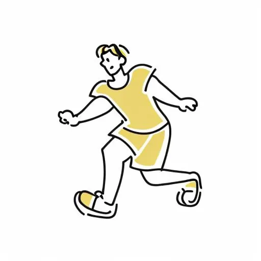 sports,   
white background, simple outline, 
 <lora:Japanese_style_Minimalist_Line_Illustrations:0.85>