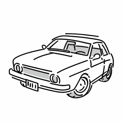 car,
white background, simple outline,
<lora:Japanese_style_Minimalist_Line_Illustrations:0.85>