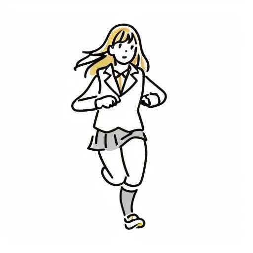 1girl, shibuya rin, school uniform, full body, running,
white background, simple outline,
<lora:Japanese_style_Minimalist_Line_Illustrations:0.75>