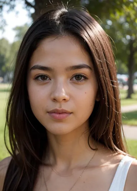 park, focus on girl