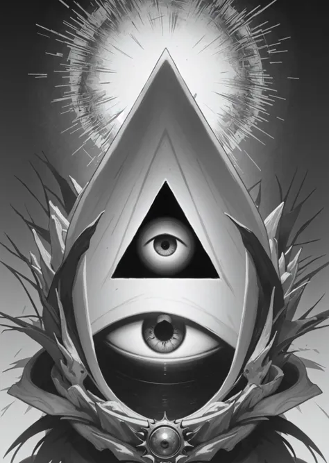the all seeing eye, one true eye above all living things