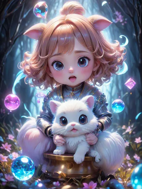 anime artwork a cute animal, no human, a lot of little details, by ayami kojima, smooth shading, 8k, cinematic composition, octane render, concept art, trending on artstation, digital painting, anime, disney, pixar, 8k, hd, dof, kodak film, volumetric lighting, subsurface scattering, photorealistic, octane <lora:EnvyMagicalXL01:0.8> magical  <lora:DUSK_XL_TAROTCARD_dadapt_cos_5e4:0.7> Tarot Card Style <lora:Fluid holography:0.4> holography, [prompt] <lora:LCM_LoRA_Weights:0.7>, anime style, key visual, vibrant, studio anime,  highly detailed