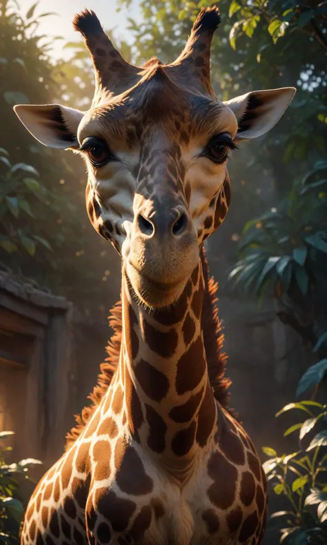 A new character for the video game 'Giraffe vs. The witcher: The last dragon' by Greg Rutkowski, trending on artstation, 4k HD wallpaper, digital art, unreal engine 5, octane render, intricate details, volumetric lighting, masterpiece, award-winning, beautiful, golden hour, ray traced, hdr, photorealistic <lora:Fast:0.69>