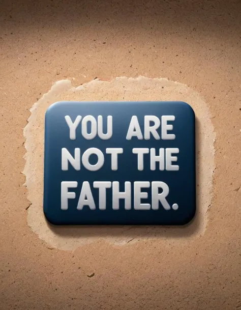 <lora:Harrlogos_v2.0:1> YOU ARE NOT THE FATHER text logo, maury povich show <lora:xl_more_art-full_v1:0.8> <lora:LCM_LoRA_Weights:0.3>