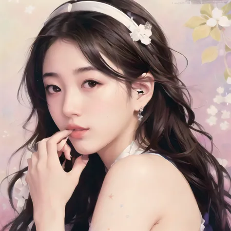 <lora:suzy_V10:0.5>, best quality, ultra high res, <lora:suzy_V10:0.7> suzy1, ilya kuvshinov, claude monet, (takato yamamoto:1.35), wlop, artgerm