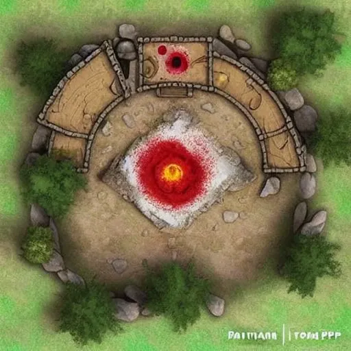 vulcano,2d dnd battlemap