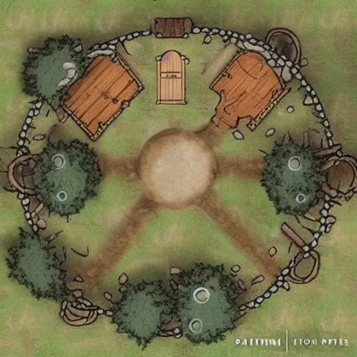 snow,2d dnd battlemap