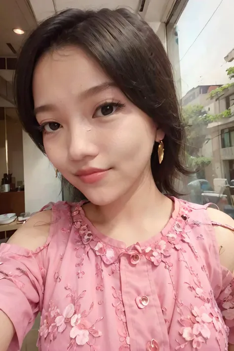arafed asian girl sitting on a bus with a purse and a necklace, dang my linh, pearl necklace, xintong chen, in style of lam manh, necklace, chinese girl, wenfei ye, pearls, ruan jia beautiful!, jewelry pearls, mai anh tran, from china, inspired by Cheng Jiasui, lulu chen, jinyiwei