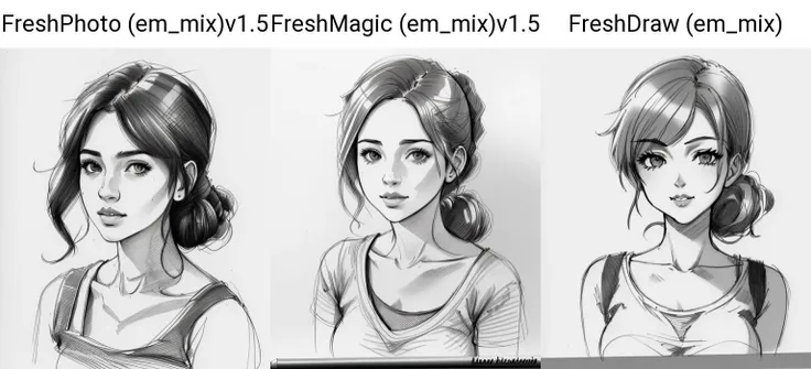 sketch artstyle, Isaura Ojeda in casual clothes, grayscale, monochrome, ((solo)) <lora:QueratoLora:1>