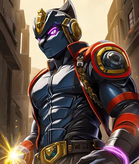 muscular man wearing techwear fashion,  <lora:HirohikoArakiJoJo:0.7> in the style of hirohiko araki,jojo's bizzare adventure,, (8k, RAW, best quality, masterpiece:1.2),  ultra high res, ultra-detailed , professional lighting, photon mapping, perfect ligthing, bloom, cinematic lighting, god rays