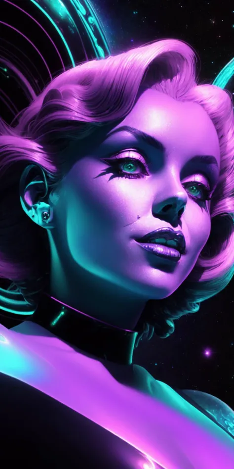 Stunningly beautiful alien goddess (mix of Vanessa Ferlito | Marilyn Monroe), (closeup character splash art:1.2), model pose,
Digital Art inspired by the style mix of [Yoko Honda | H.R. Giger | Yoko d'Holbachie] in the style of (neon-infused nights, extraterrestrial entities, interstellar illustrations, deep space vistas, retro-futurist vibes, bio-mechanical structures, cosmic color palettes, otherworldly landscapes, celestial creatures, alien architecture, dreamlike dimensions, digital depth, atmospheric auras, gravity-defying designs, star-studded skies, neon-lit novelties, vivid vortexes, cosmic constellations, technicolor textures, surreal starships, captivating constellations), by Satori Cantonð§¸