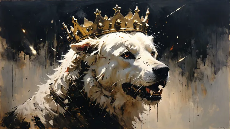 Heart full of canines, head full of voices
Whole life trying to quiet 'em down
Like a suicide king with a knife in his crown, <lora:xl_more_art-full_v1:0.4>, <lora:MJ52:0.4>, Strobe Lighting, <lora:AshleyWoodArtAIcc:0.7> AshleyWoodArtAI, <lora:Neon_Style_XL:0.7>