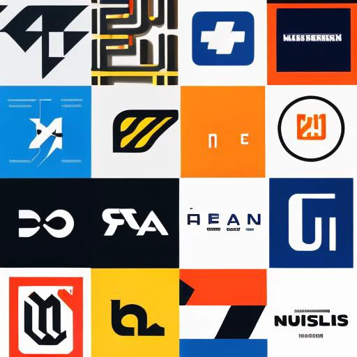 small collection of different logos on a white background, swiss style, colorful, computer graphics, graphic logos in international typographic style, logomarks, Jean Arp, massimo vignelli,
<lora:modernlogo:1>