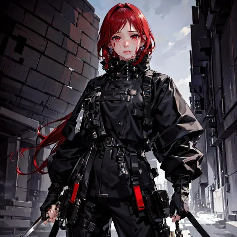 (masterpiece, finely detailed beautiful eyes: 1.2), (beautiful detailed face), (blood on face:1.2), (crying blood tears:1.5),
, (realistic:1.1), cinematic light,