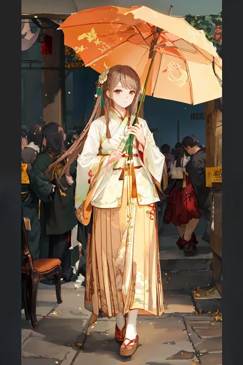 best quality, masterpiece,highly detailed,anime,1girl,hanfu,songstyle,song hanfu,song style outfits,perfect face,walking,simple background,looking at viewer,