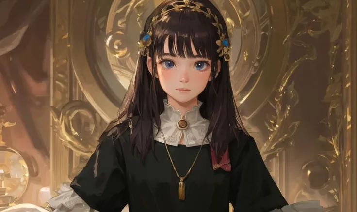 (Highest picture quality),(Master's work),(ultra-detailed),1girl, gold