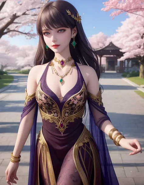 (,1girl, pov,best quality, ) , ((, jewelry, earrings, necklace, looking at viewer,  facing viewer, outdoors,  cherry blossoms,   ))      <lora:DA_ShengCaiEr:0.6>
ultra realistic 8k cg, flawless, clean, masterpiece, professional artwork, famous artwork, cinematic lighting, cinematic bloom, perfect face, beautiful face, fantasy, dreamlike, unreal, science fiction, lace, lace trim, lace-trimmed legwear, luxury, jewelry, diamond, gold, pearl, gem, sapphire, ruby, emerald, intricate detail, delicate pattern, charming, alluring, seductive, erotic, enchanting, hair ornament, necklace, earrings, bracelet, armlet,halo,autumn leaves,