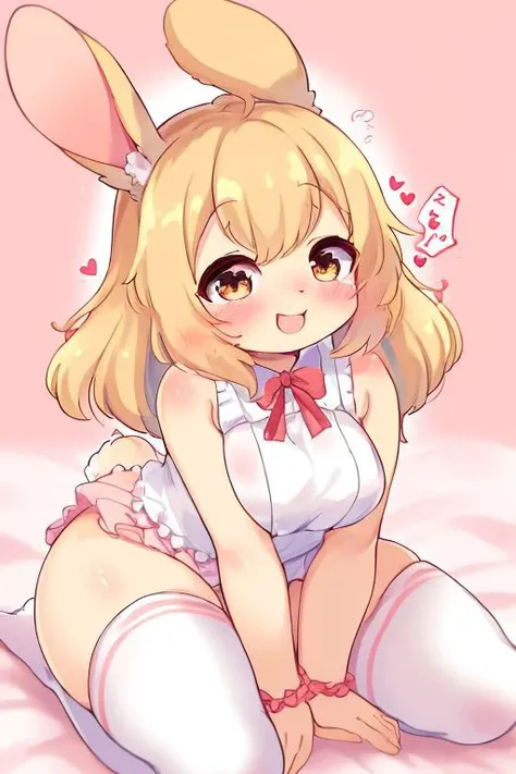 0F0U0N0a000K00D0D>p rabbit girl cute hearts