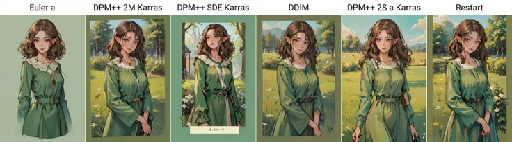 1girl, brown hair, grey eyes, short hair, wavy hair, (elf:0.91), green dress, outdoors, <lora:MiniIllustration:0.8> [(border:1.4),::5], (perfect anatomy:1.10), (masterpiece, best quality:1.21)