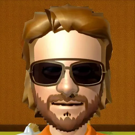 Nintendo mii, modern_mii, (gravy:1.2), 1boy, blonde hair, beard, sunglasses  <lora:gravy:1.1>