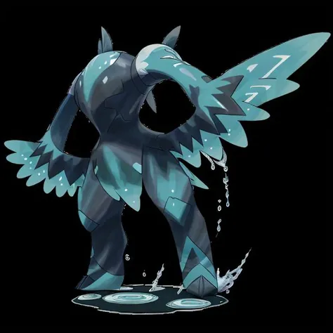 pkmn character, (((legendary, impressive, epic scale, ethereal))), ((water type)), ((best quality)) <lora:pkmn-25:1>