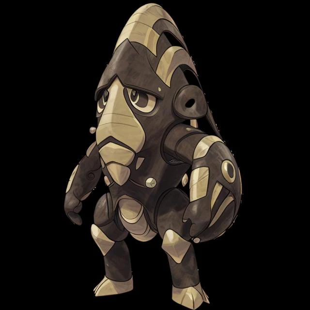 pkmn character, (((ancient old looking))), (((prehistoric))), (fossil), ((best quality)) <lora:pkmn-25:1>