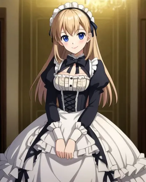 ttlolita,1girl,solo,(masterpiece,best quality),smile, looking at viewer, <lora:ttolita:0.7>