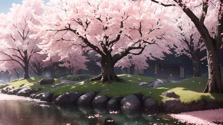 masterpiece, (photorealistic:1.4), best quality, beautiful lighting, realistic,  (extremely detailed CG unity 8k wallpaper), (full body:1.1), intricate, high detail, sharp focus, dramatic, RAW photo, 8k uhd, film grain, caustics, subsurface scattering, reflections,  <lora:Sakura:0.3>, sakura tree, sakura trees, falling leaves, pink leaves, 
trending on ArtStation, trending on CGSociety, Intricate, High Detail, Sharp focus, dramatic,  best quality, highres,