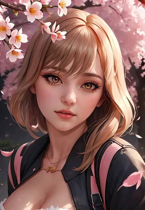masterpiece, (photorealistic:1.4), best quality, beautiful lighting, realistic, (extremely detailed CG unity 8k wallpaper), (full body:1.1), intricate, high detail, sharp focus, dramatic, RAW photo, 8k uhd, film grain, caustics, subsurface scattering, reflections, <lora:anisNIKKE_anisNikkeV2:0.6>,anis, anisornament, anisclothing, massive breasts, blonde hair, <lora:Sakura:0.3>, sakura tree, sakura trees, falling leaves, pink leaves, hands on face, (1 girl:1.2),
trending on ArtStation, trending on CGSociety, Intricate, High Detail, Sharp focus, dramatic, best quality, highres,