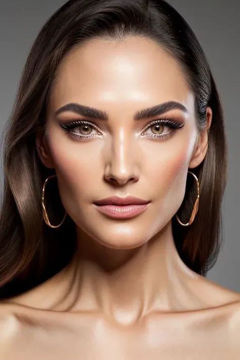 40 year old, Heart-shaped face, smooth and luminous complexion, medium-high cheekbones, soft chin, relaxed smile, thin eyebrows with a graceful arch, large deep-set eyes with dark mascara, likely hazel or brown eye color, straight and well-defined nose, plump cheeks, healthy and fair skin tone, elegant makeup with emphasis on eyes, nude lipstick, serene and thoughtful expression, sophisticated demeanor, resting hand pose, friendly and inviting aura, long eyelashes, refined and narrow jawline, soft and subtle glow, symmetrical and balanced features, long straight blonde hair with gentle highlights, formal black attire, rich and ambient setting, poised and graceful posture, soft and content expression, symmetrical and well-proportioned face, smooth and barely wrinkled forehead, relaxed yet structured brows, fine silky hair texture, content and comfortable aspect, full lips with a gentle peak on the upper lip, subtle eyeliner, classic and timeless elegance, defined cheekbones with natural contouring, unblemished and radiant skin, delicate earlobes adorned with small earrings, a blush of color on the cheeks, approachable and relaxed look, well-defined but soft jawline, reflective and calm vibe, skillful makeup application enhancing natural features, gentle contouring of the face, calm and pleasant look, lustrous and flowing hairdo, refined and polished appearance, warm and gentle expression