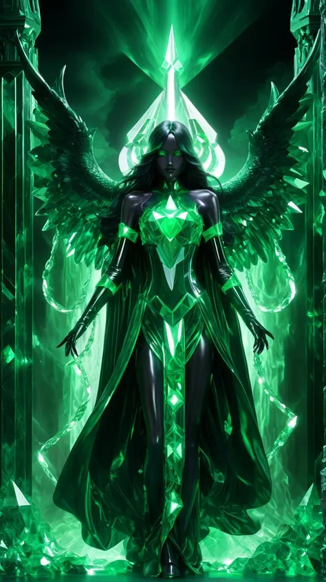 greengemix an angel of darkness at the gates of Hades<lora:greengemix:1>