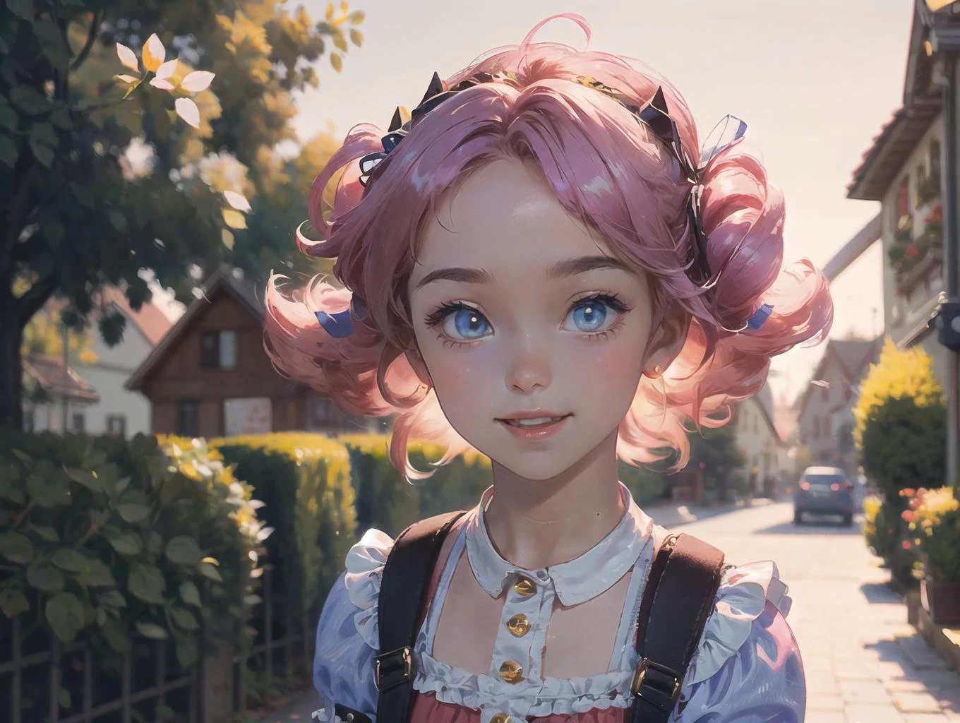 Kodak EasyShare-One 6MP,masterpiece,best quality,absurdres,detailed background,perfect correct anatomy,a young  (oktoberfest:1.25),([beergirl:medium:1.45] on holliday:1.3),happy,smele eyes,festival,(brilliant:1.2 hair),long floofy hair,wild hair,pastel colors,soft shadow,chromatic aberration,ambient cclusion,cimenatic light,<lora:add_detail:0.43>,<lyco:GoodHands-beta2:1>,<lora:age_slider_v6:-2>,<lora:hado_style_v01.1final:0.26>,<lora:oil_painting_v1:0.85>,<lora:Kitazume_Hiroyuki_style_v01.08:0.25>,21thkitazume,<lora:HerrscherAGGA2023_CuteMaster_PastelStyle:0.45>,AGGA_ST004,<lora:HerrscherAGGA2023_WeatherMix_V2:0.4>,AGGA_ST002