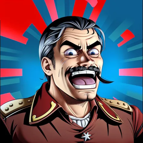 <lora:enelface-v1:1> enelface Josef Stalin