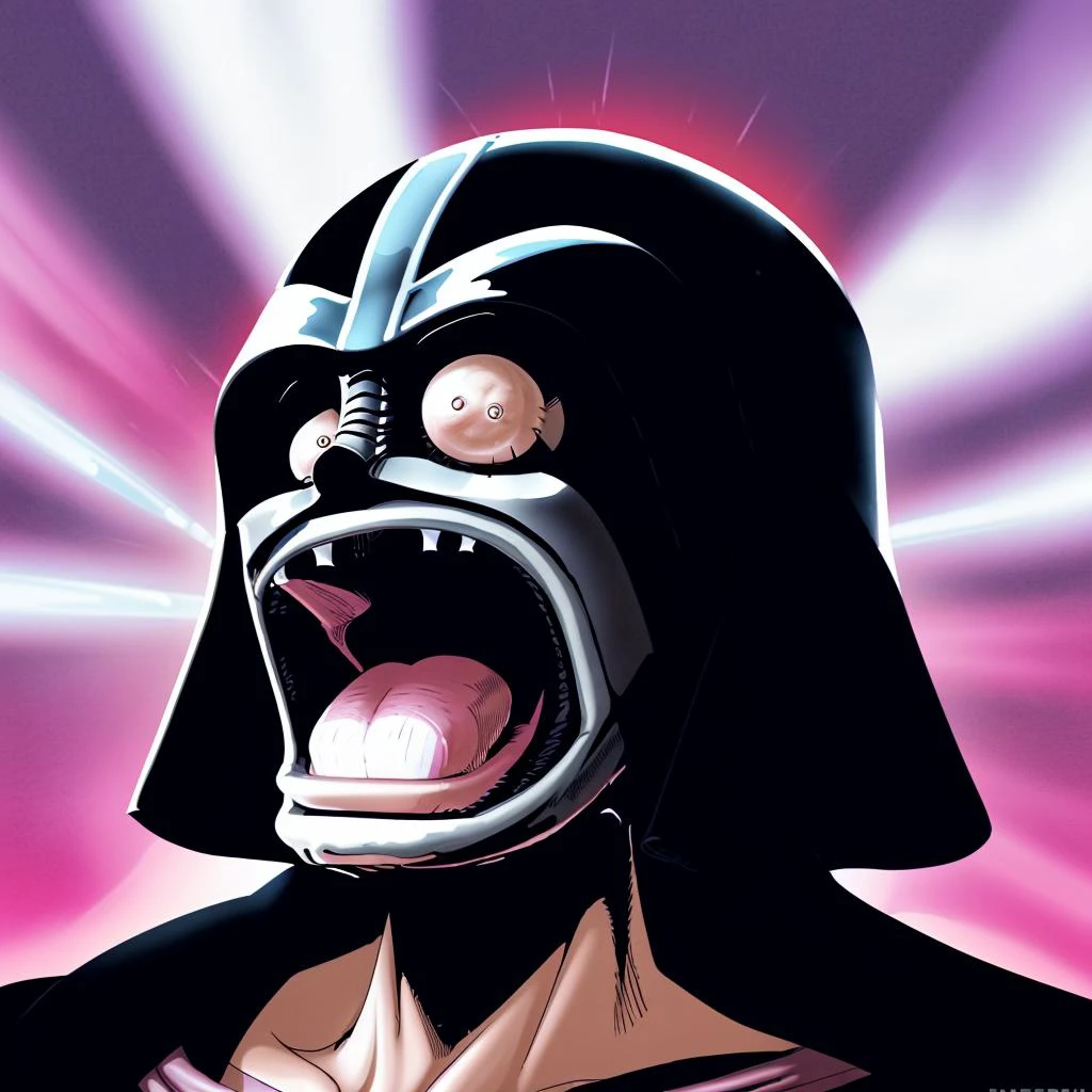 <lora:enelface-v1:1> enelface Darth Vader