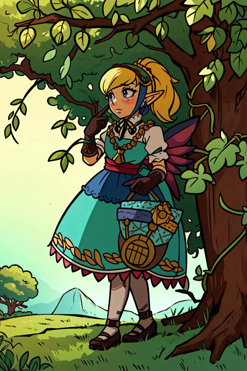 (masterpiece, best quality), intricate details,
1girl, <lora:Agitha_Zelda:0.8> Agitha_Zelda,
jungle, tribal, vines, canopy,