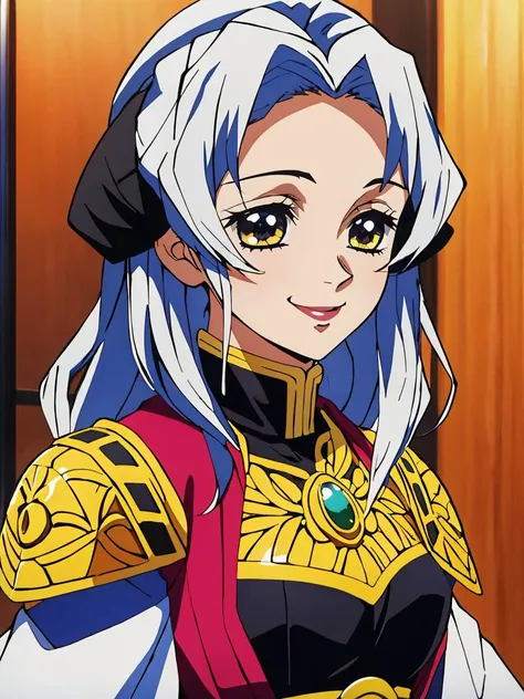 masterpiece, best quality, 1girl, <lora:kimetsu_no_yaiba_style_offset:1> kimetsu no yaiba style, a female Persian warrior princess with ornate armor, smile, (closed eyes:0.5)
anime screencap, intricate detail,