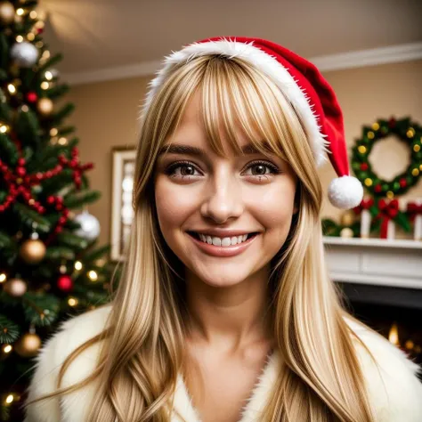 (masterpiece, best quality), 1woman, blonde hair,  pantyhose, cute face, blush, <lora:add_detail:1> red reindeer costume, sfw, ((furious)), christmas tree, cozy home, snow outside <lora:locon_perfecteyes_v1_from_v1_64_32:0.8> perfecteyes eyes, photo of perfecteyes eyes <lora:locon_perfectsmile_v1_from_v1_64_32:0.8> perfectsmile smile, photo of perfectsmile smile