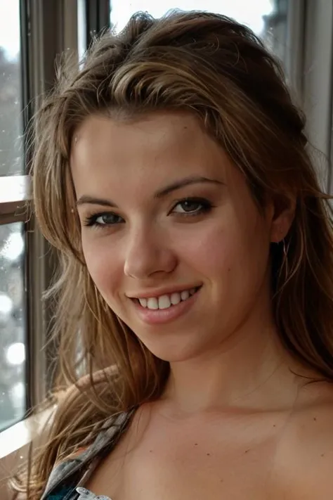 <lora:KerieHart:0.8>, full color portrait of a young woman, smile, natural light, RAW photo, subject, 8k uhd, dslr, soft lighting, high quality, film grain, Nikon D850