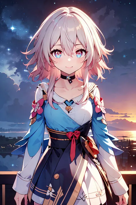 (masterpiece,best quality:1.4),(highres,perfect anatomy:1.2),official wallpaper,pixiv id,
outdoors,starry sky,night,rain,
1girl,solo,(full body:0.5),silver hair,bronya zaychik,
collarbone,(long hair,bangs,hair between eyes),(bright pupils,detailed pupils,glint),seductive smile,blush,
<lora:Mar-t1:1>,