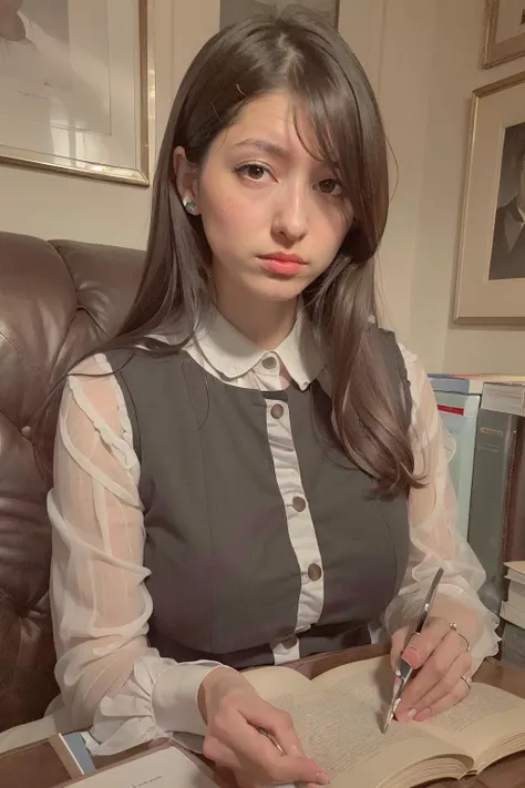 <lora:Alona-v01:1>, portrait, realistic photograph, female lawyer