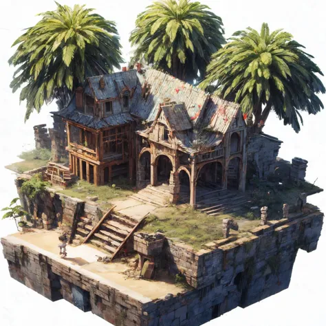 RAW photo, 8k uhd, Analog style, (Masterpiece, Best Quality, Highres:1.3), dramatic, cinematic, BREAK,
(Isometric perspective:1.4) (Pixar style:1.2) (3D model render:1.3) of little (intricate:1.2) (ancient elven beach ruins:1.32), (deck chair, stairs, (palms:1.26), (car, rocks, sand (castle:1.11):1.1):1.1), (fence:1.02), ((overgrown:1.07) desert, sand, well, (campfire:1.15):1.05), ((white background:1.1), solid background, global illumination, raytracing, modeling, HDR, octane render, unreal render, miniature:1.2), (hyperdetailed, absurdres:1.1), BREAK,
<lora:more_details:1.0>