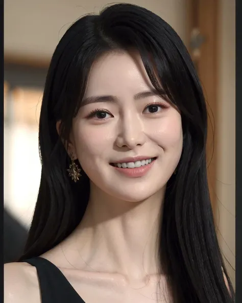 masterpiece, best quality, photorealistic, 8K, RAW photo, ultra highres, extremely detailed eyes and face, extremely detailed, absurdres, Professional,1girl,yanzhen, <lora:yanzhen:0.7>,(upper body), looking at viewer, light smile,