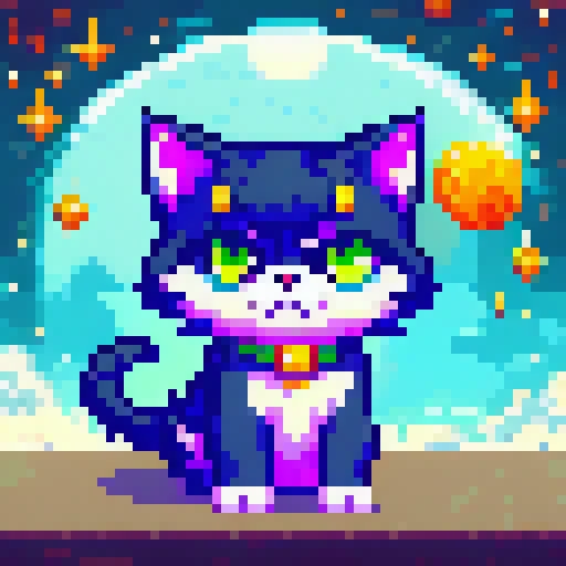 A super cat hero,
, pixel art, PixArFK,
<lora:PixArFK6415PasWithoutTE:1>