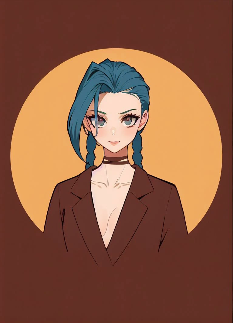 brown theme, masterpiece,1girl, syoyo <lora:syoyo-37:.9>, art deco,
<lora:jinxLeagueOfLegends_v10:1> jinxlol