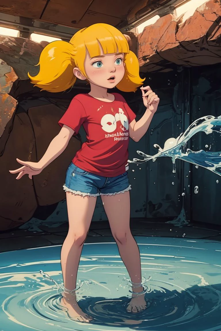 penny, , blonde hair, twintails, blunt bangs, blue eyes, penny in an alberto seveso art, water ink, ink water, ink cloud, red shirt, alberto seveso art, loose painting style, intricate detail, cinematic lighting, octane render, 8k render, volumetric lighting, by alberto seveso, full body, dank cave, allure, sensation
<lora:Penny:0.8>